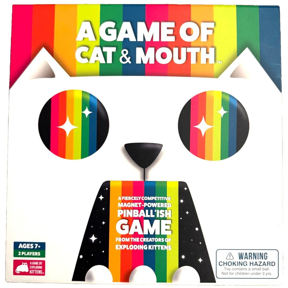 A Game of Cat and Mouth by Exploding Kittens - 2 Players - Ages 7+ Games Family